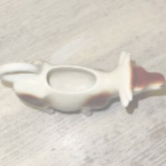 Vintage Goebel West Germany Brown and Cream Ceramic Mooing Cow Creamer - Picture 9 of 10